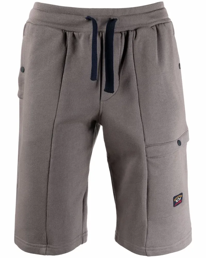 Paul & Shark Joggingshorts mit Kordelzug - Grau Grau
