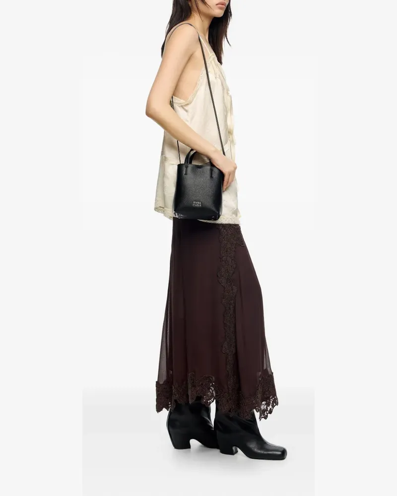 BIMBA Y LOLA Handtasche aus Leder - Schwarz Schwarz