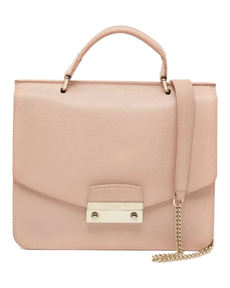 Furla Julia leather tote bag - Rosa Rosa