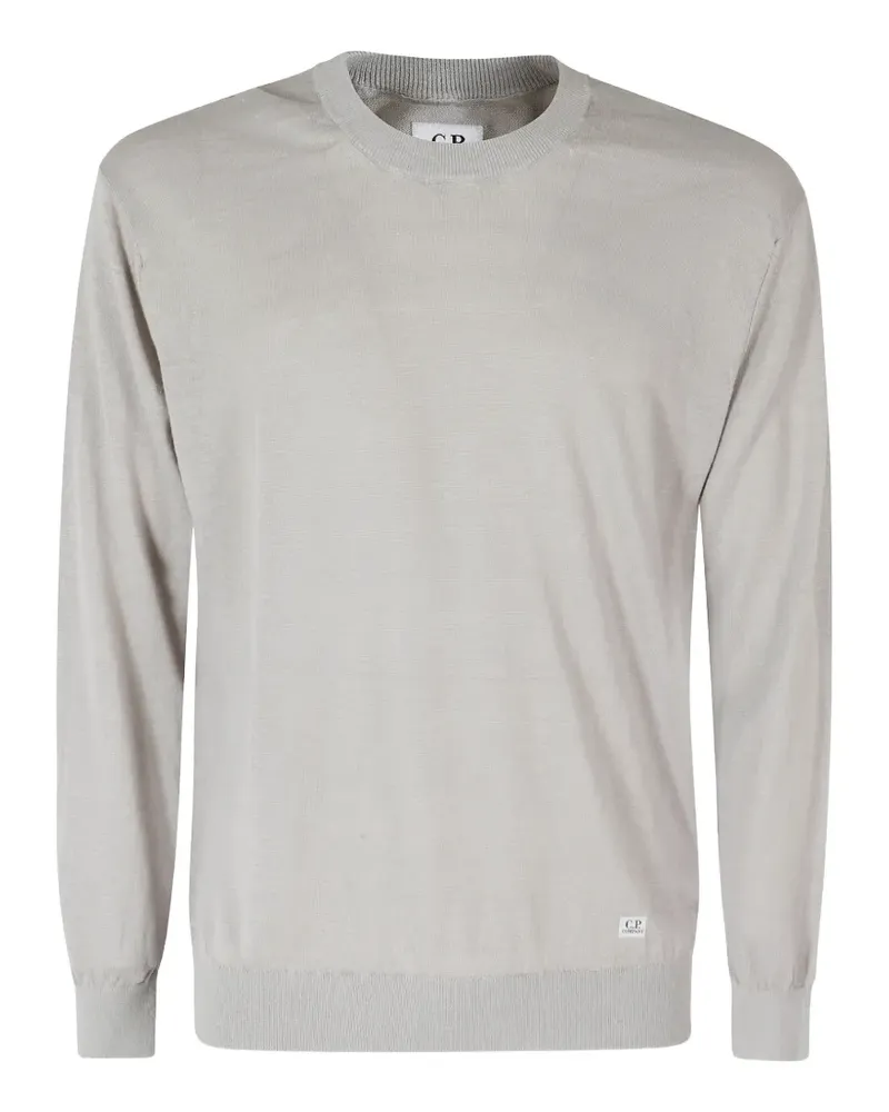 C.P. Company crew-neck raglan-sleeve sweater - Grau Grau