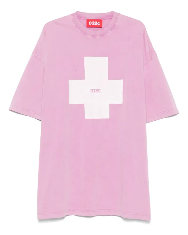 032c Point Zero T-Shirt - FADED PINK Faded