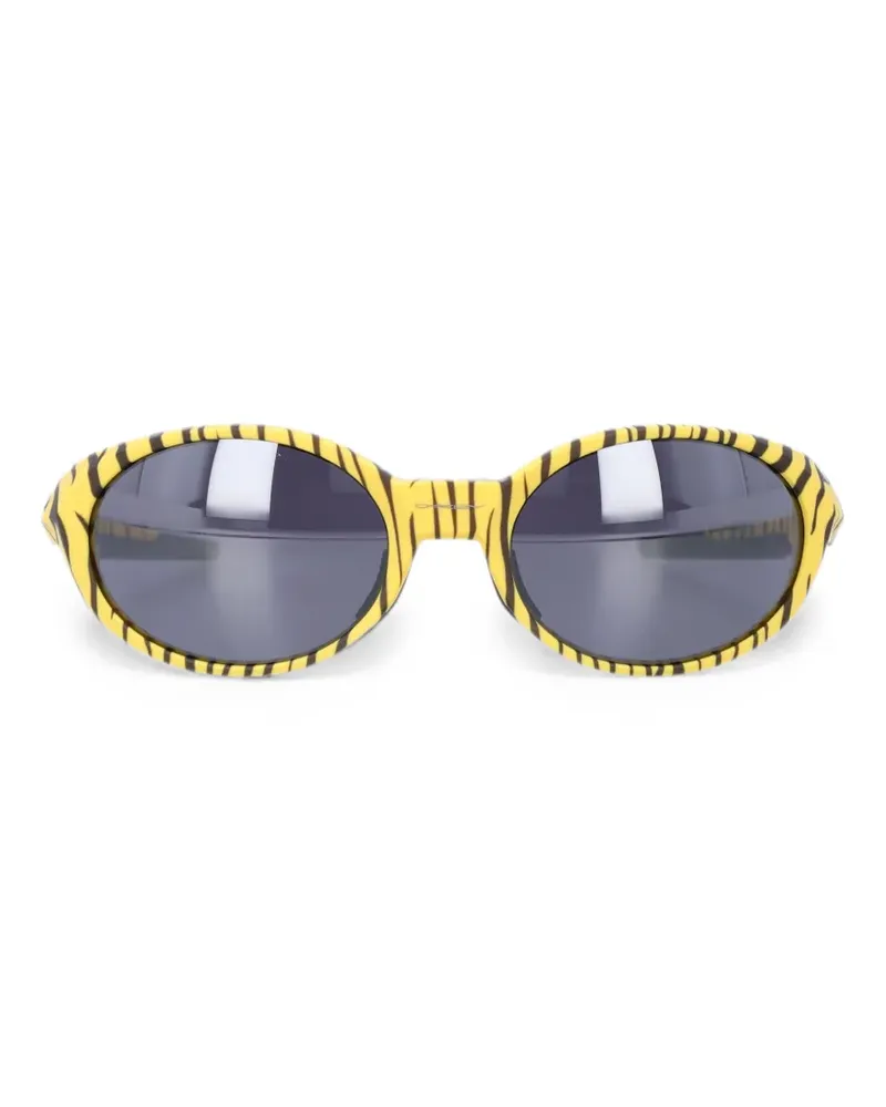Oakley tiger-print oval-frame sunglasses - Gelb Gelb