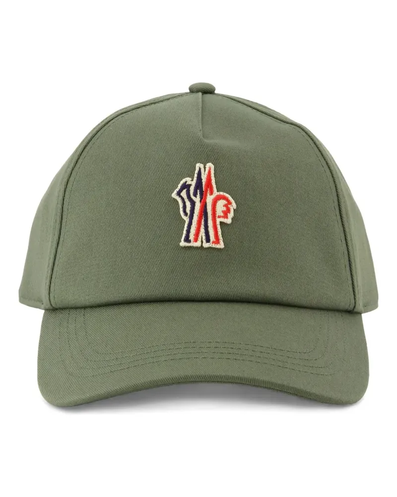 Moncler Baseballkappe mit Logo-Patch - Grün Grün