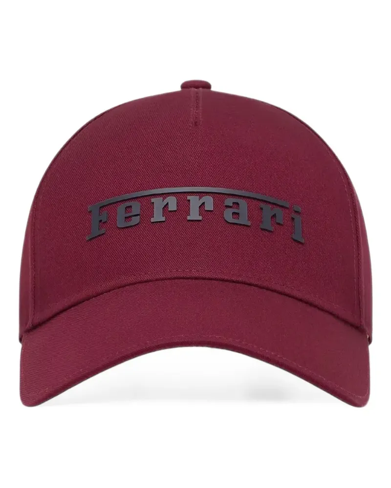 Ferrari Baseballkappe mit Logo-Print - Rot Rot