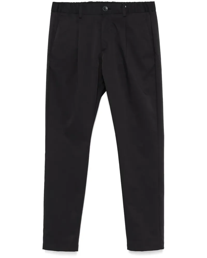 Herno Tapered-Hose mit Logo-Schild - Blau Blau