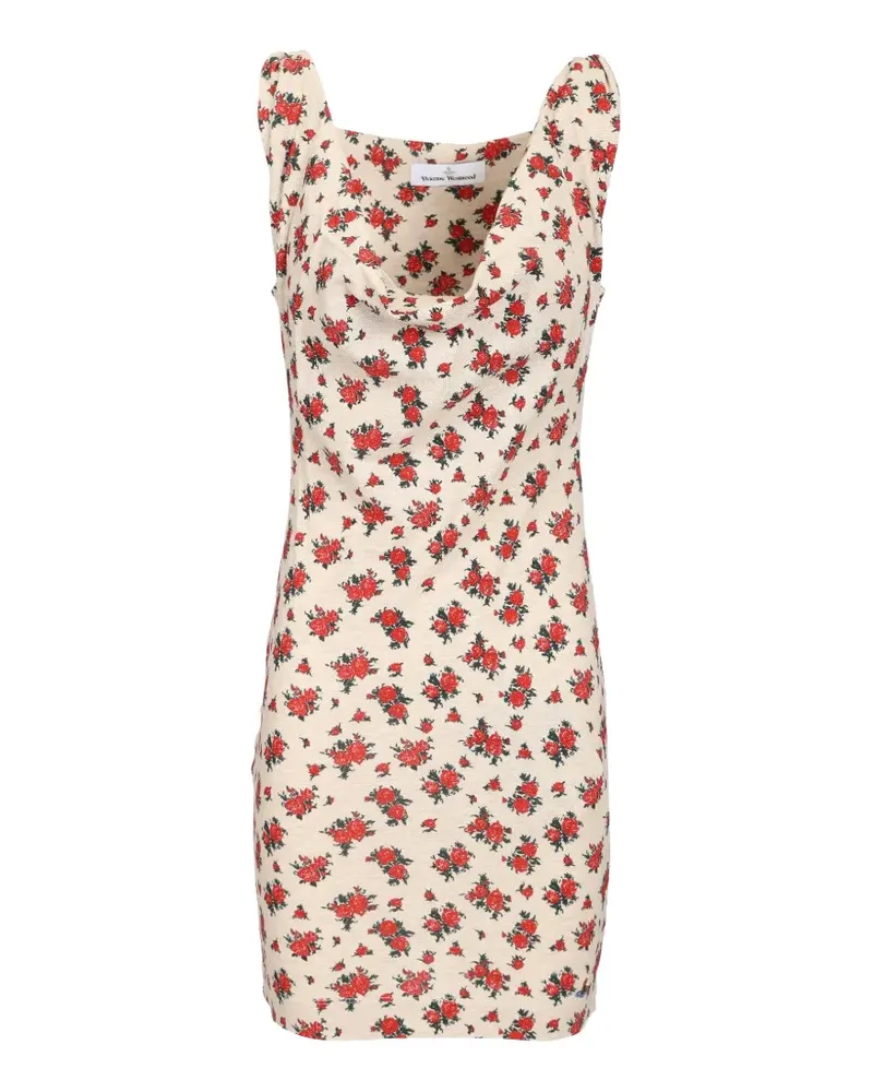 Vivienne Westwood Anna floral-print dress - Nude Nude