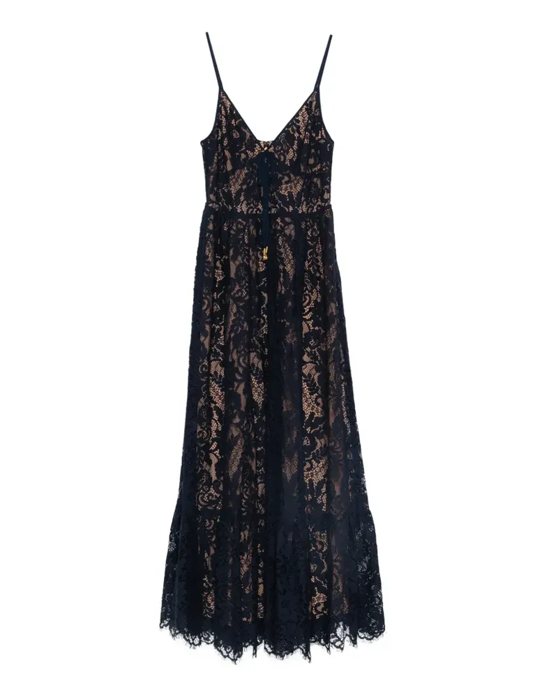 Michael Kors Kleid mit V-Ausschnitt - Blau Blau