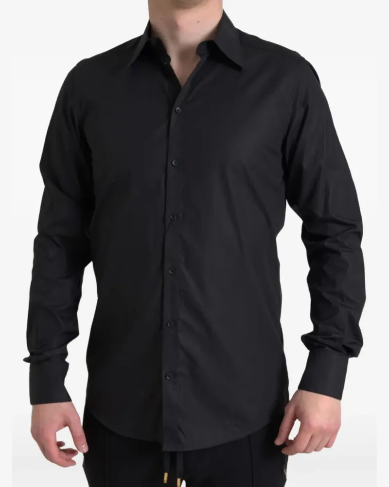 Dolce & Gabbana Martini Button-down-Hemd - Schwarz Schwarz