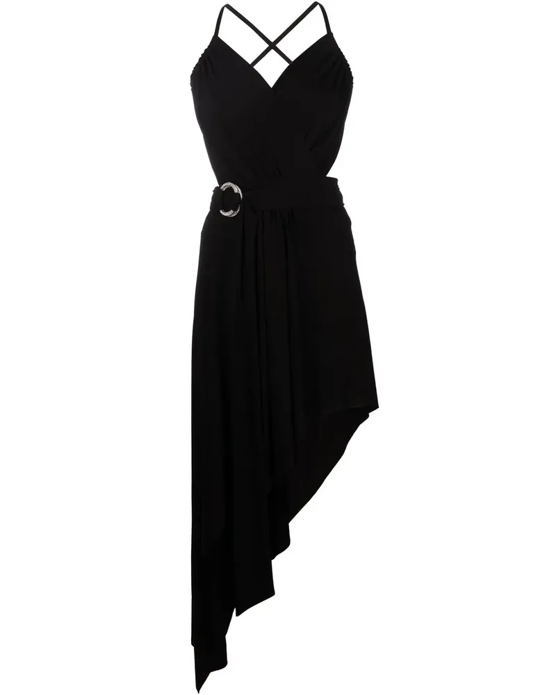 Alexandre Vauthier Asymmetrisches Kleid mit Drapierung - Schwarz Schwarz