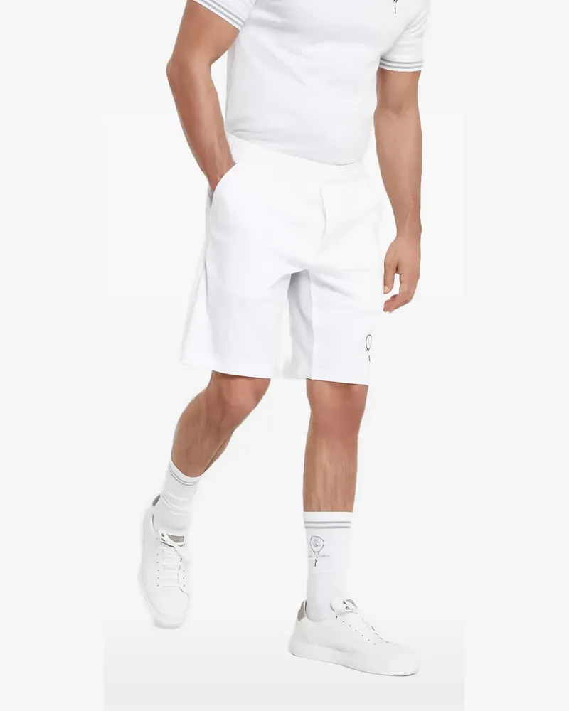 Brunello Cucinelli elastic-waistband shorts - Weiß Weiß