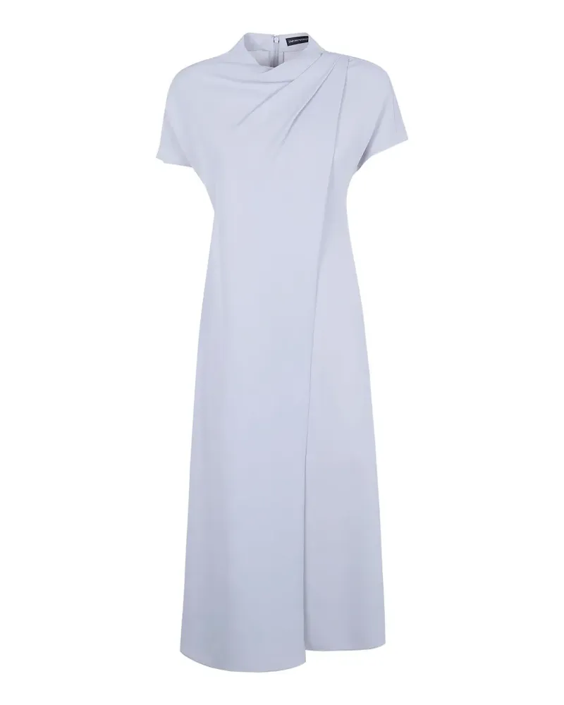Emporio Armani draped dress - Weiß Weiß