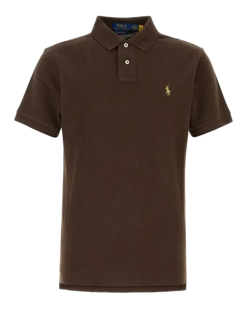 Ralph Lauren Polo Pony Poloshirt aus Piqué - Braun Braun