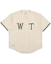 WTAPS logo-print shirt Nude