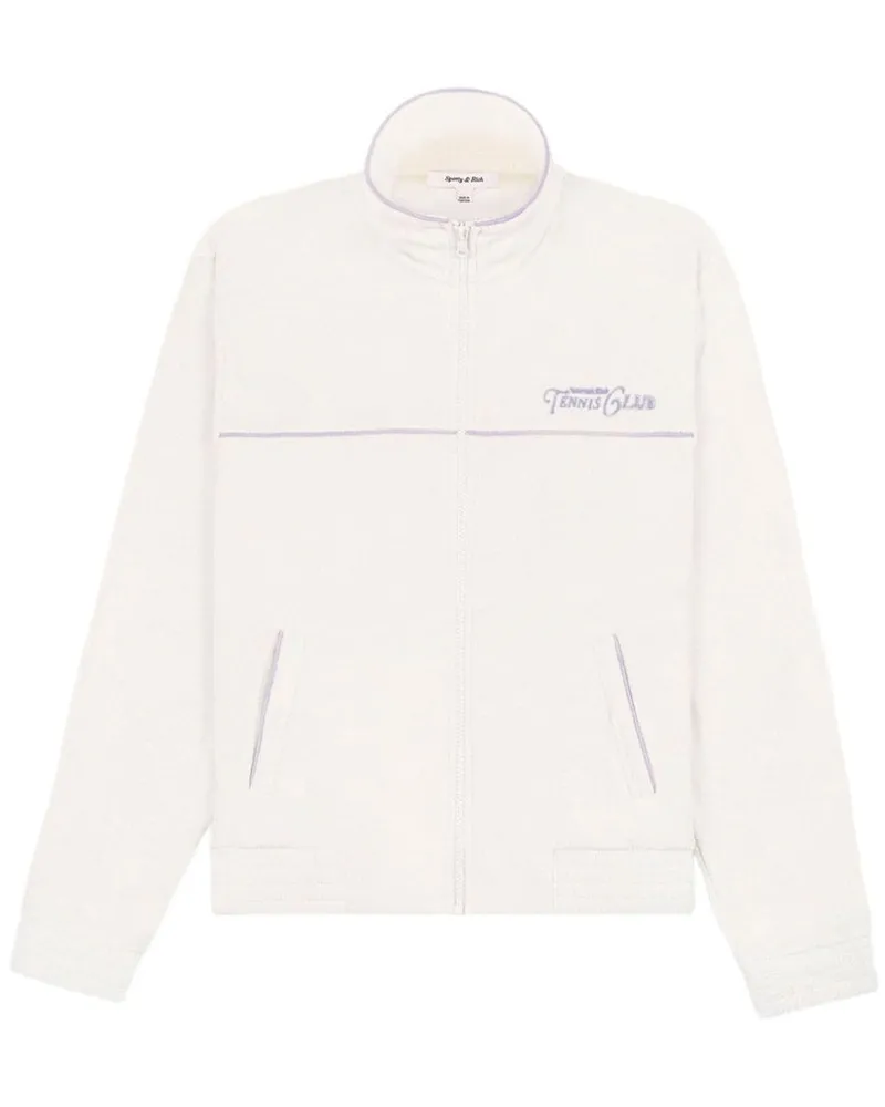 SPORTY & RICH Rizzoli Tennis Sportjacke - Weiß Weiß