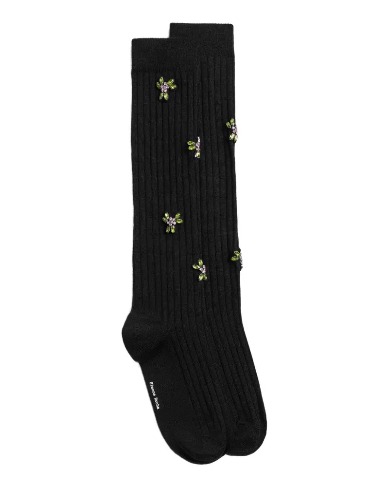 Simone Rocha Verzierte Socken - Schwarz Schwarz