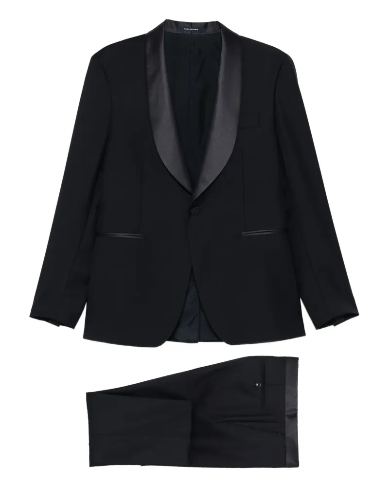 Tagliatore Smoking mit Schalkragen - Blau Blau