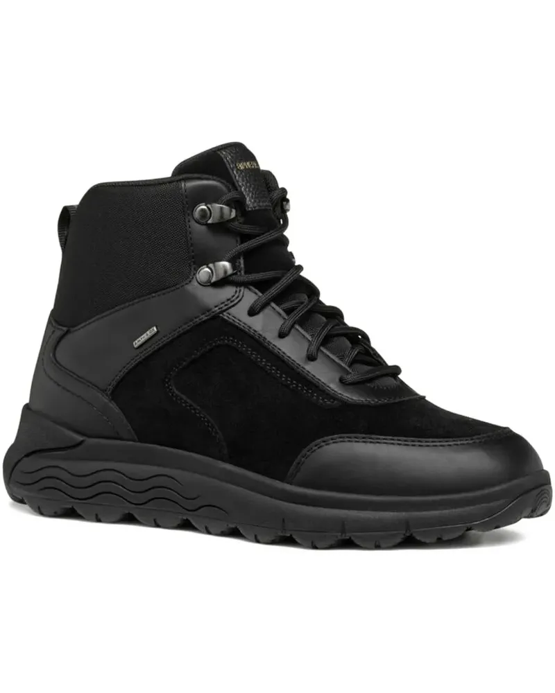 Geox Sneakers aus Wildleder - Schwarz Schwarz