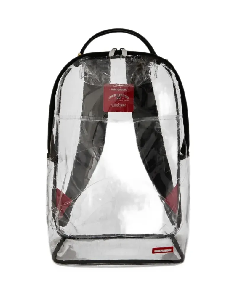 Sprayground Graff Rucksack mit Prägung - Weiß Weiß