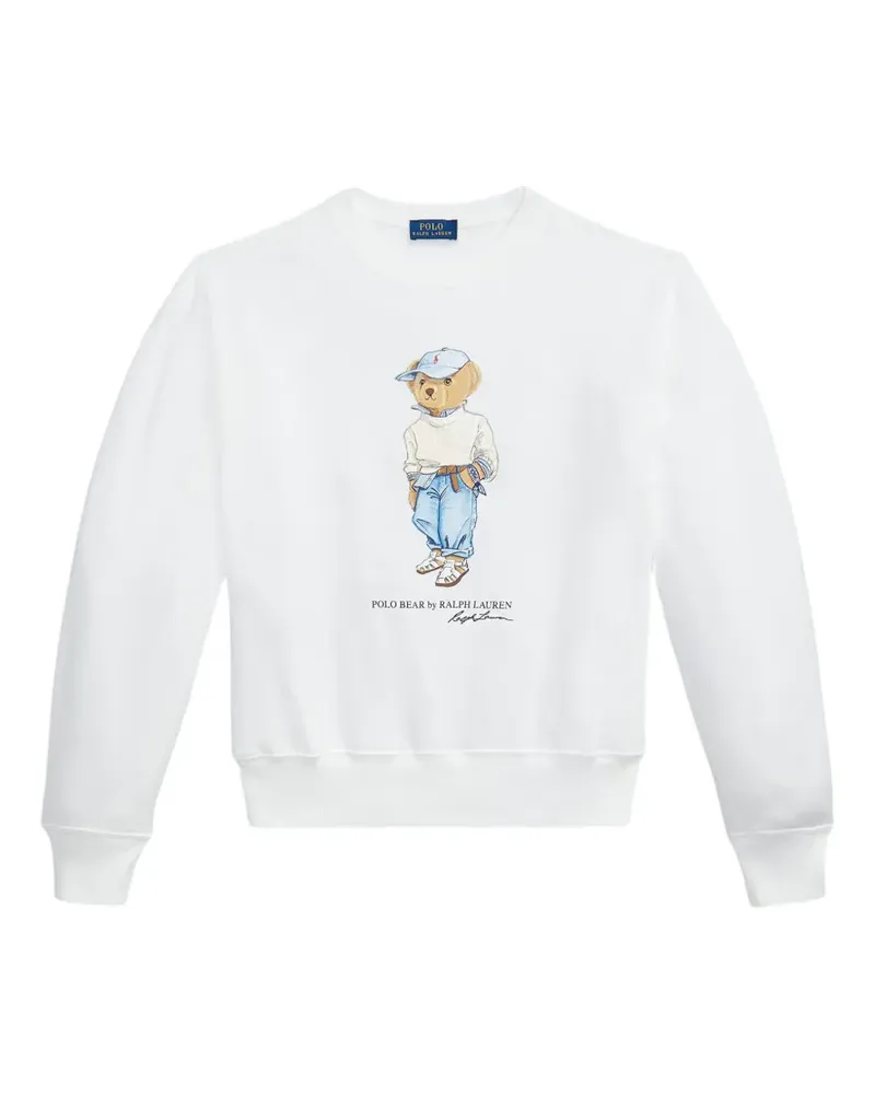 Ralph Lauren Polo Bear Sweatshirt mit Grafik-Print - Weiß Weiß