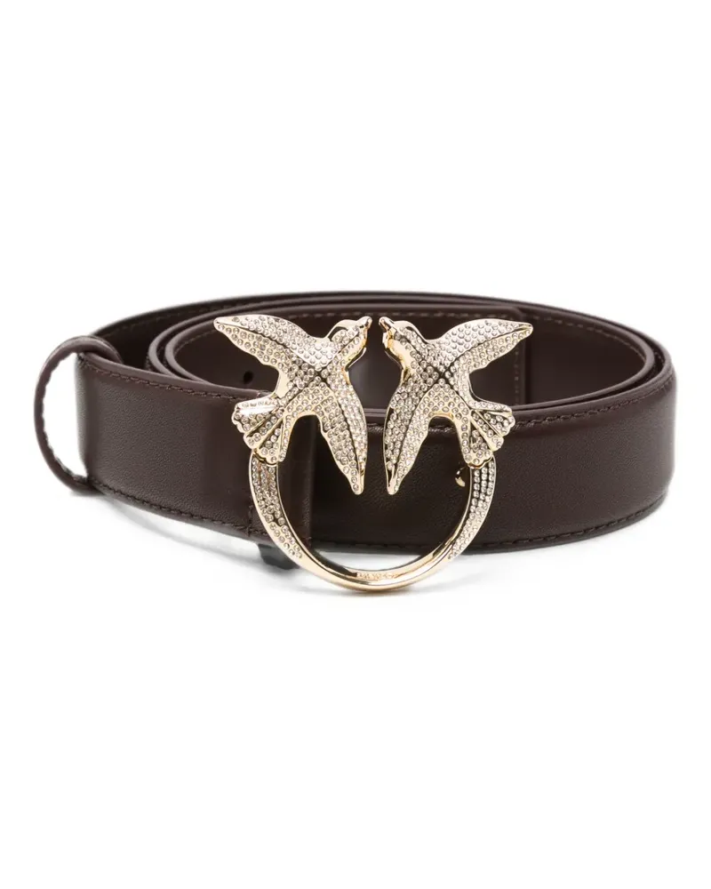 Pinko Love Birds crystal-embellished belt - Rot Rot