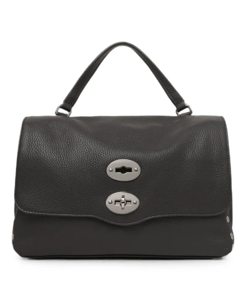 Zanellato Kleine Postina Handtasche - Schwarz Schwarz