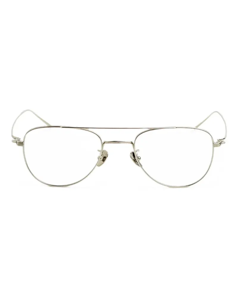 AKILA Echo pilot-frame glasses - Silber Silber