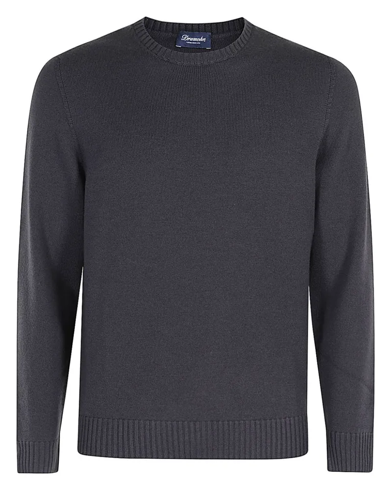 Drumohr  Pullover aus Merinowolle - Grau Grau