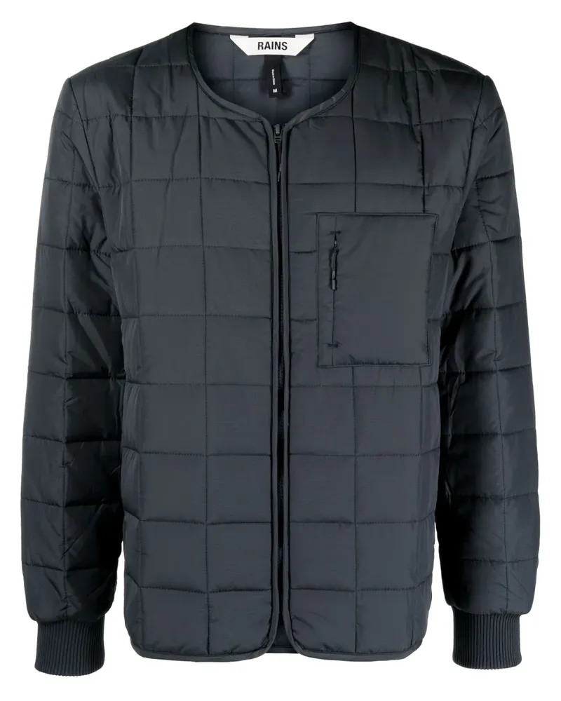 RAINS Gesteppte Bomberjacke - Blau Blau