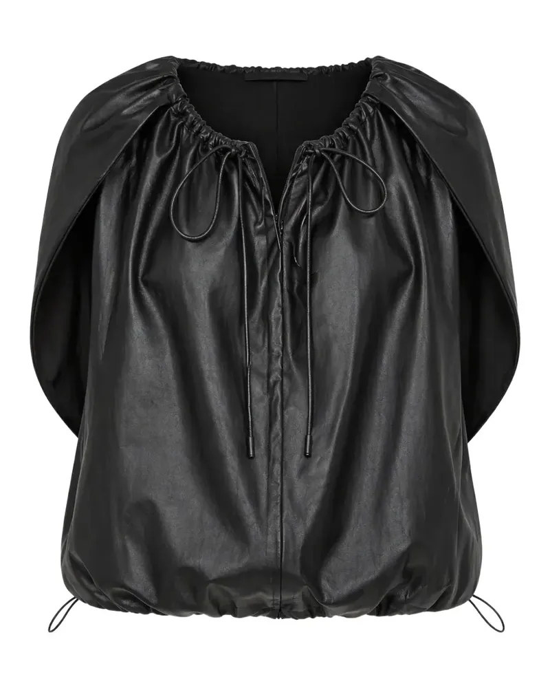 3.1 phillip lim cord-detail cocoon blouse - Schwarz Schwarz