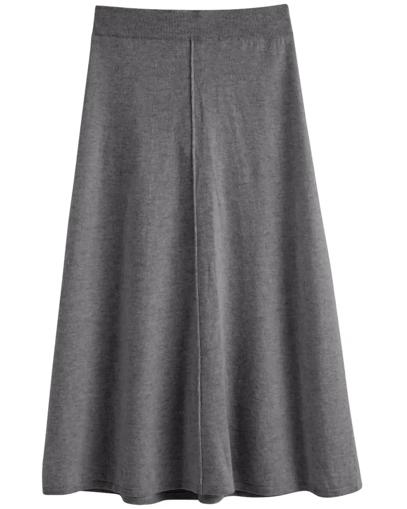 Chinti & Parker Midirock mit hohem Bund - Grau Grau