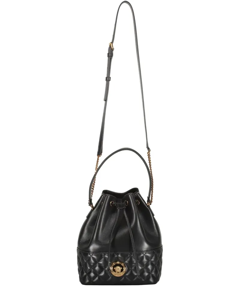 Versace La Medusa Beuteltasche - Schwarz Schwarz