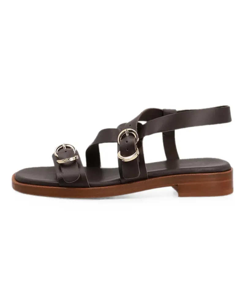 FRAU multi-strap leather sandals - Braun Braun
