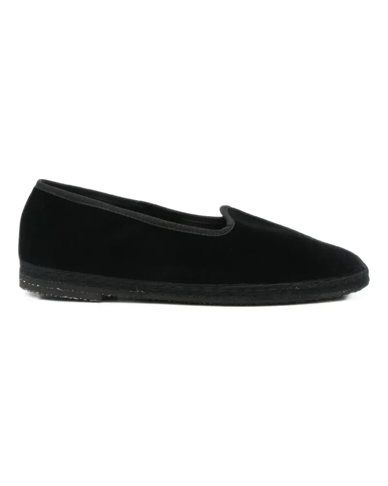 Manebí Friulana velvet espadrilles - Schwarz Schwarz