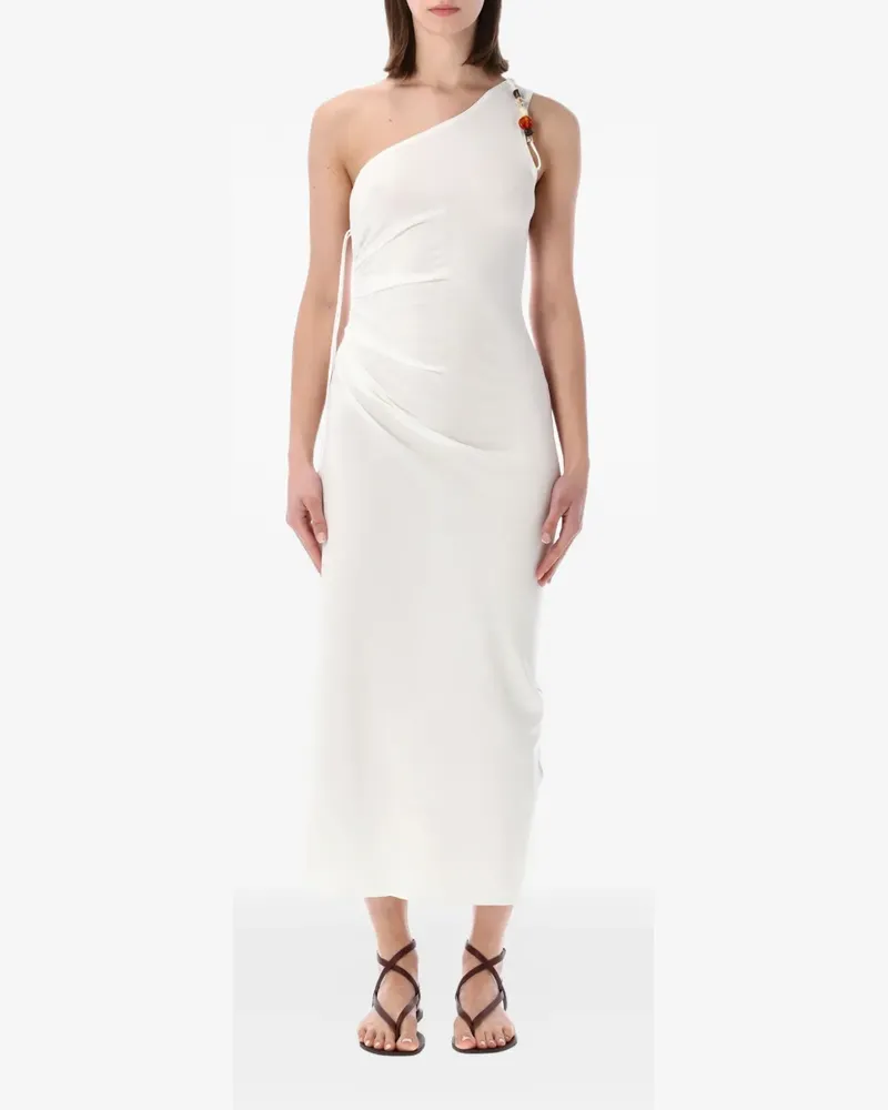 Sessùn Leite one-shoulder dress - Weiß Weiß