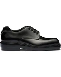 Prada Fender Derby-Schuhe Schwarz