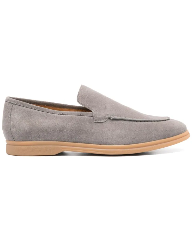 Eleventy Loafer aus Wildleder - Grau Grau