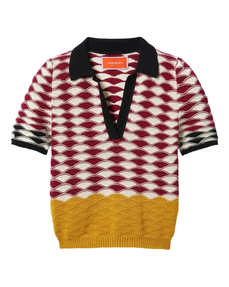 La DoubleJ Sunset Poloshirt - Weiß Weiß