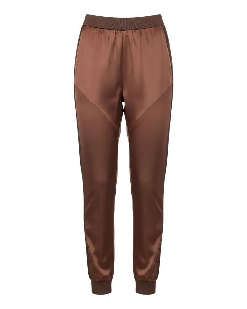 Tom Ford satin-finish panelled track pants - Braun Braun
