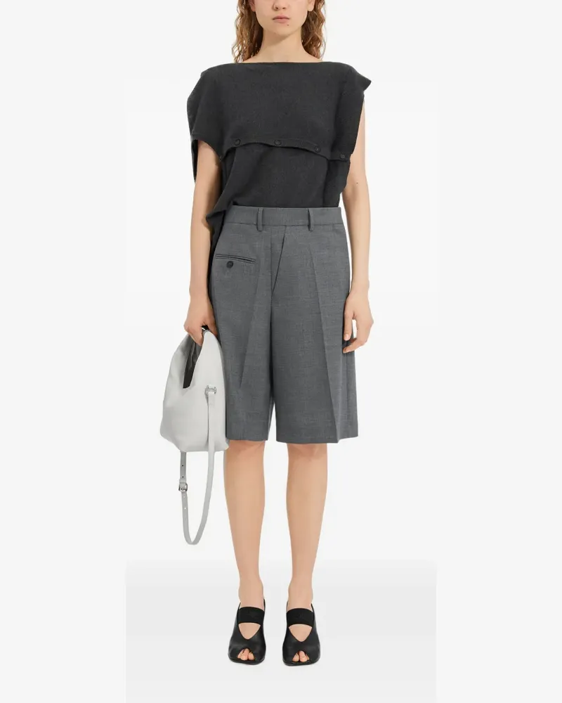 Maison Margiela Shorts mit Knopfdetail - Grau Grau