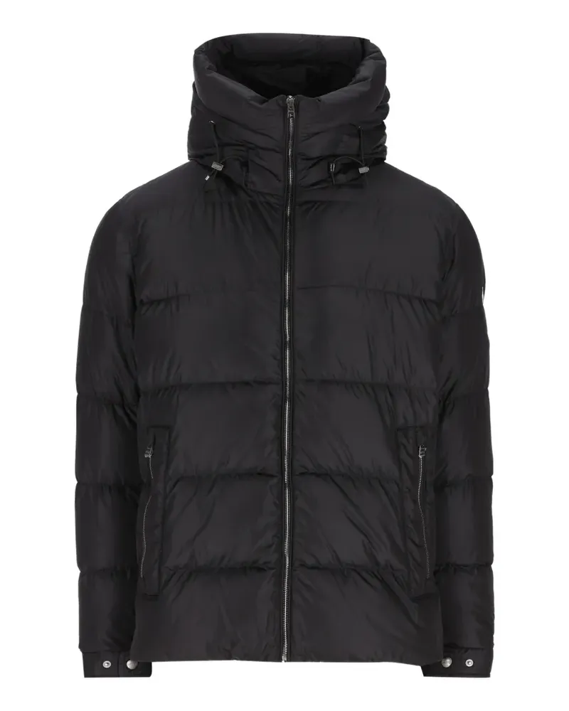 Herno quilted hooded jacket - Schwarz Schwarz