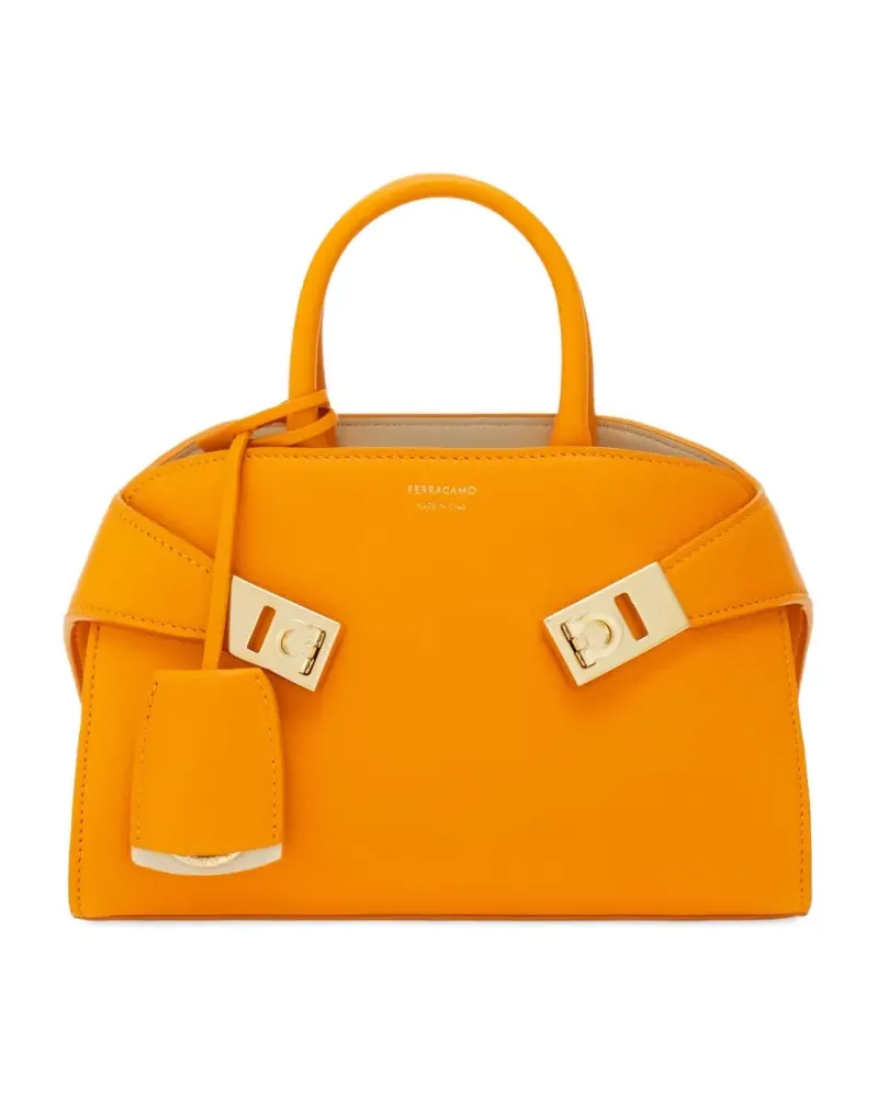 Ferragamo Kleine Hug Handtasche - Orange Orange