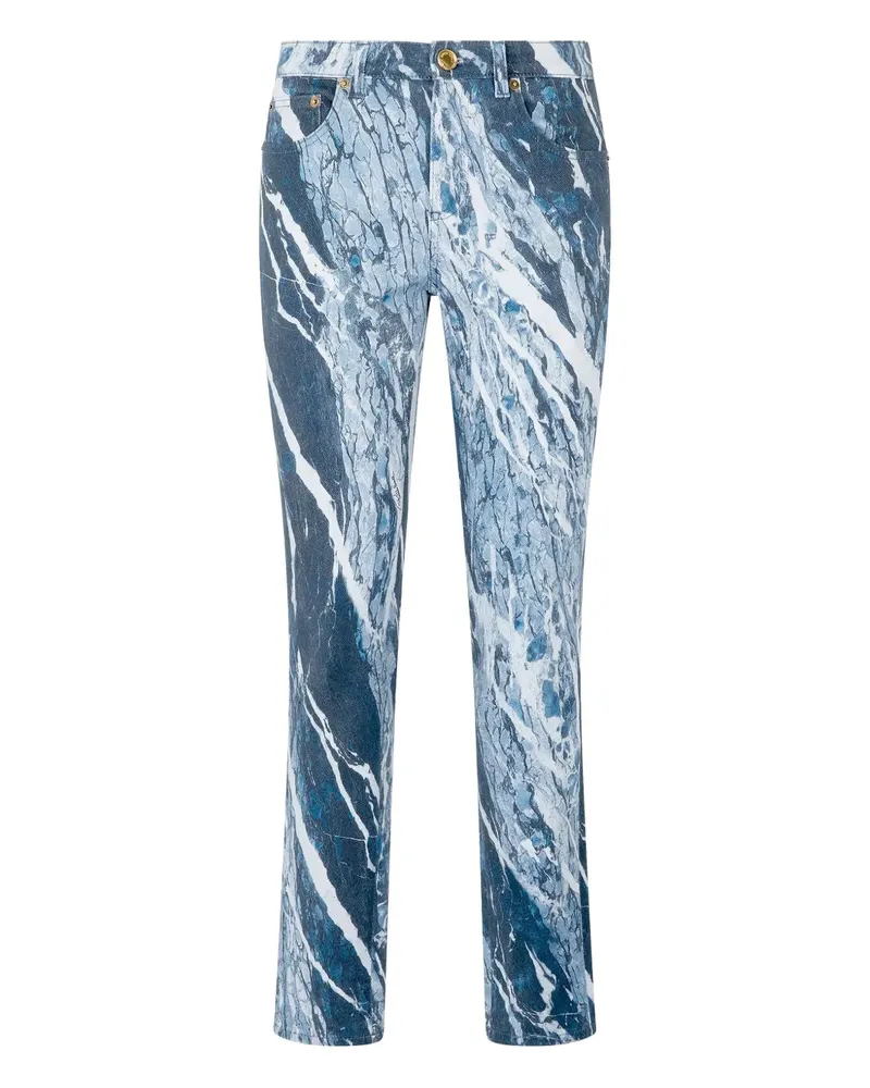 Roberto Cavalli Jeans mit Print - Blau Blau