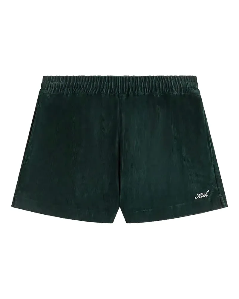 KITH logo-detail short shorts - Grün Grün