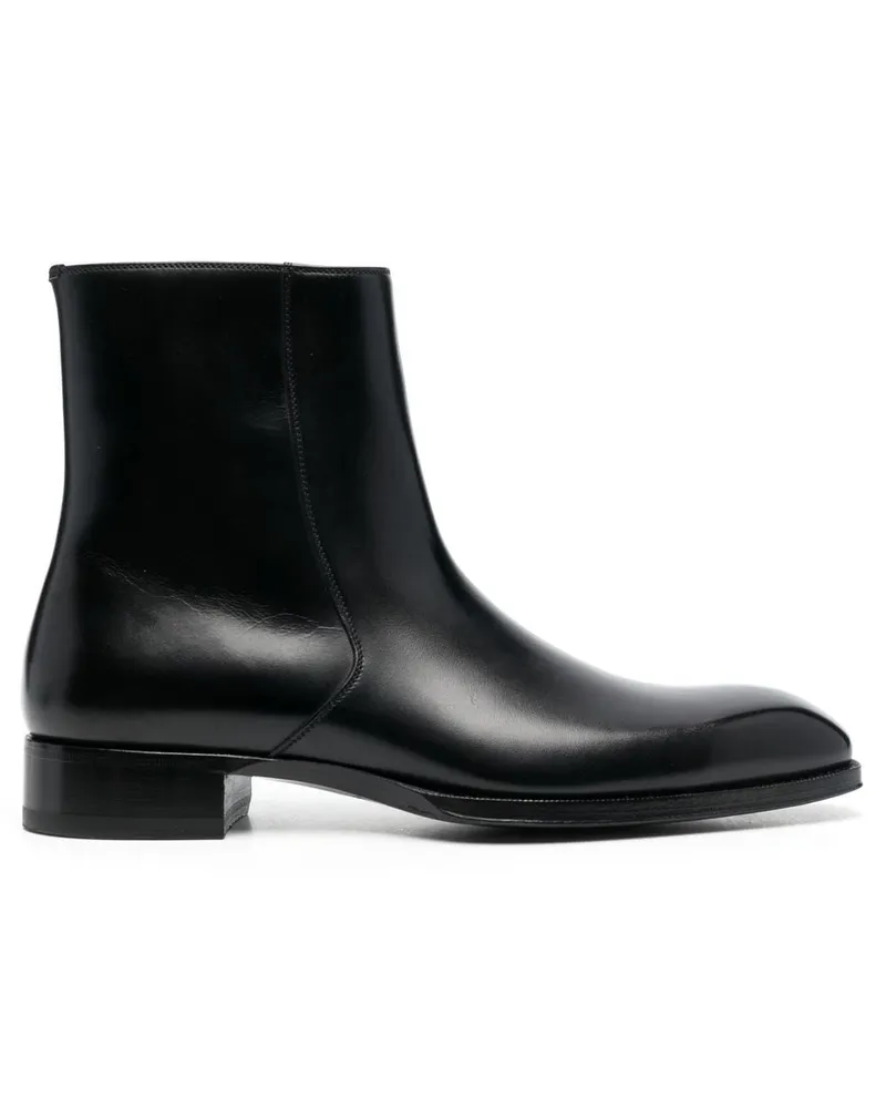 Tom Ford Knöchelhohe Stiefel - Schwarz Schwarz
