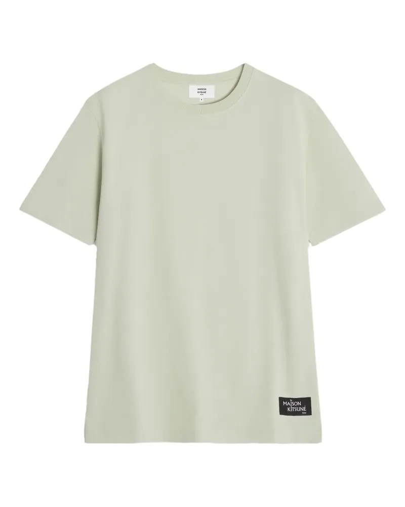 Kitsuné T-Shirt aus Baumwolle - Grün Grün