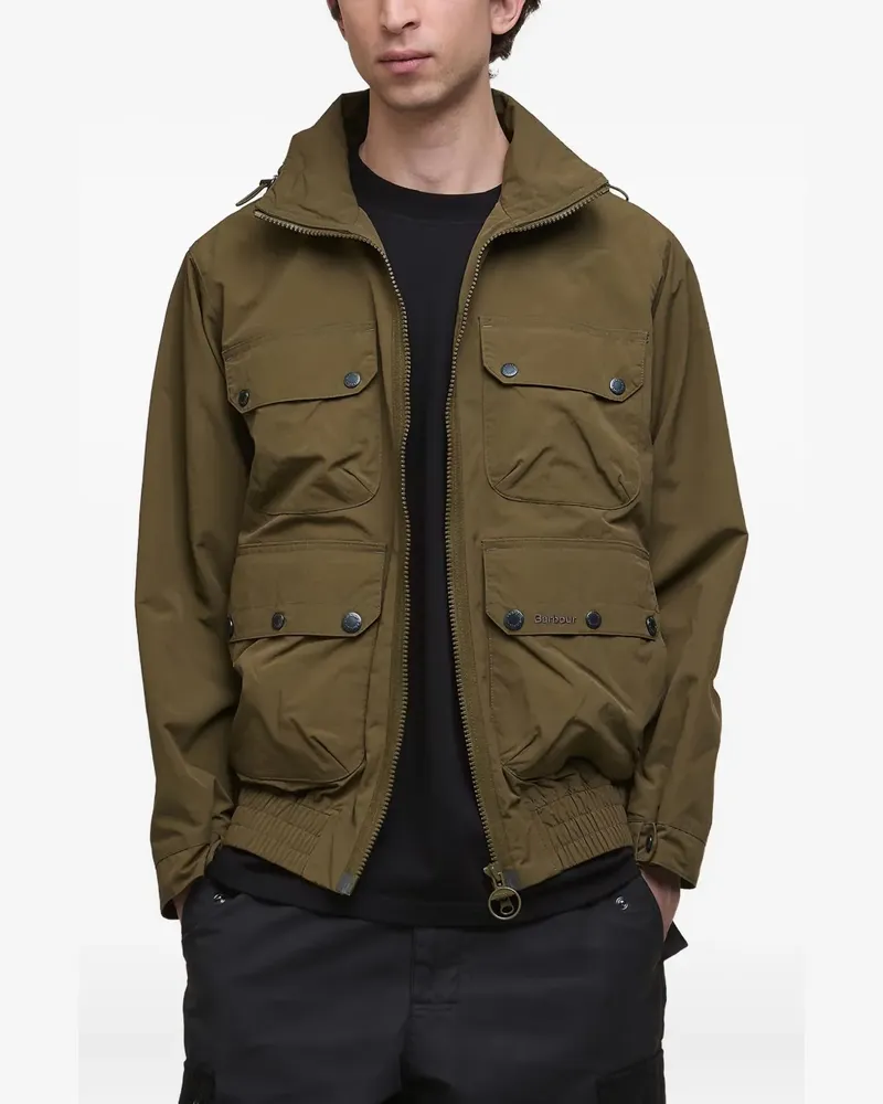 Barbour Flight Bedale Kapuzenjacke - Grün Grün