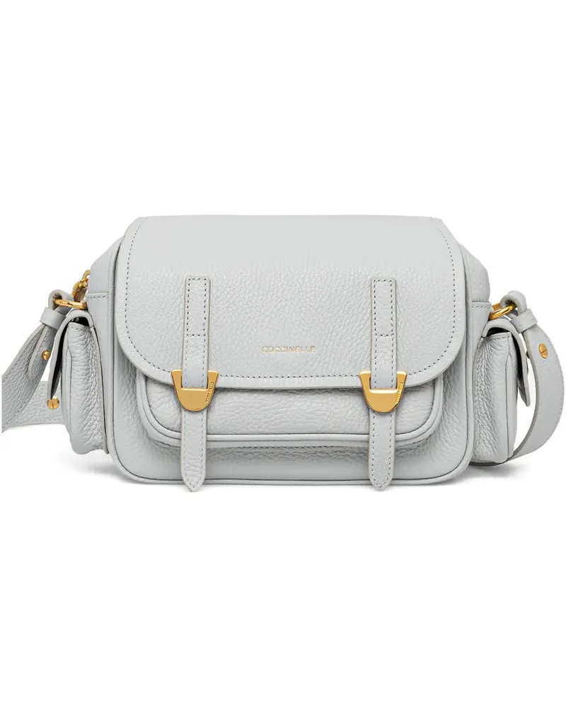 Coccinelle Campus satchel cross body bag - Grau Grau