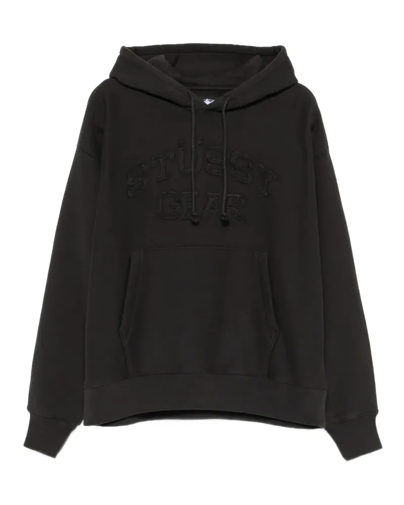 Stüssy Gear logo hoodie - Schwarz Schwarz