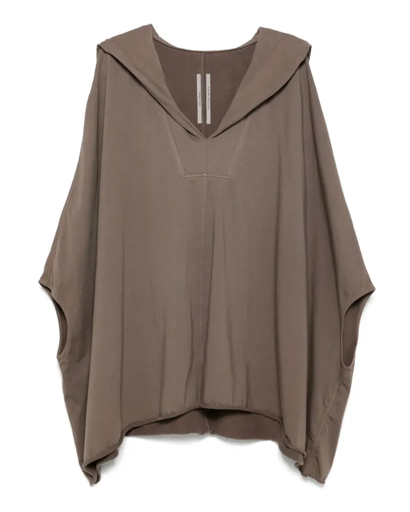 Rick Owens Gestrickter Hoodie - Braun Braun