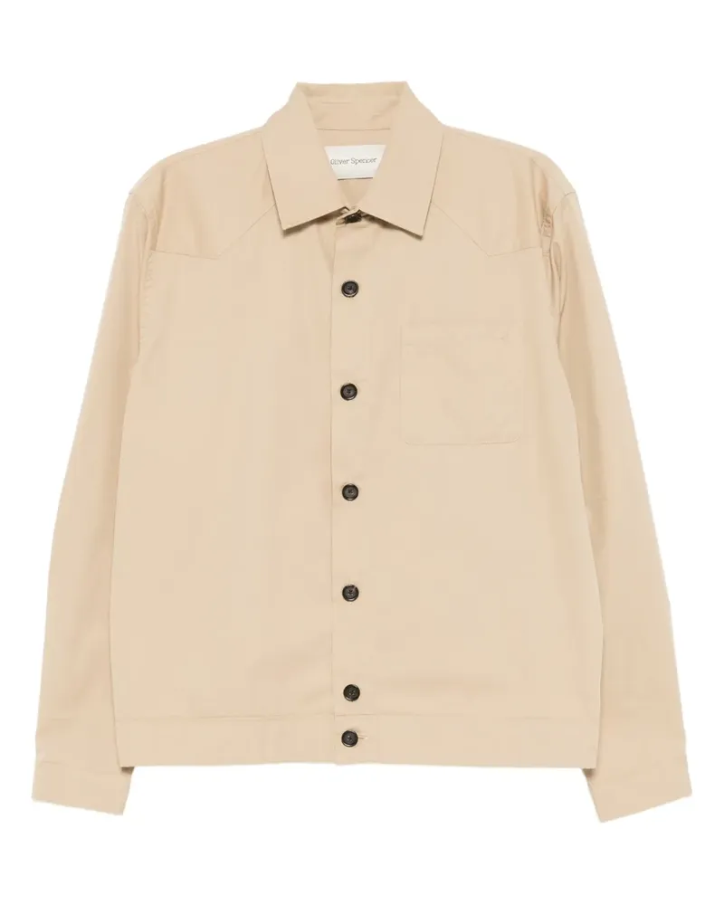 Oliver Spencer Witley Hemdjacke - Nude Nude